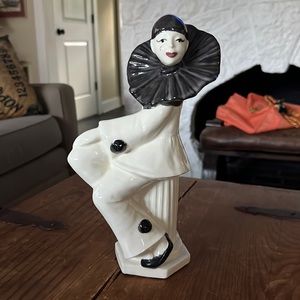 Ceramic Pierrot Statue